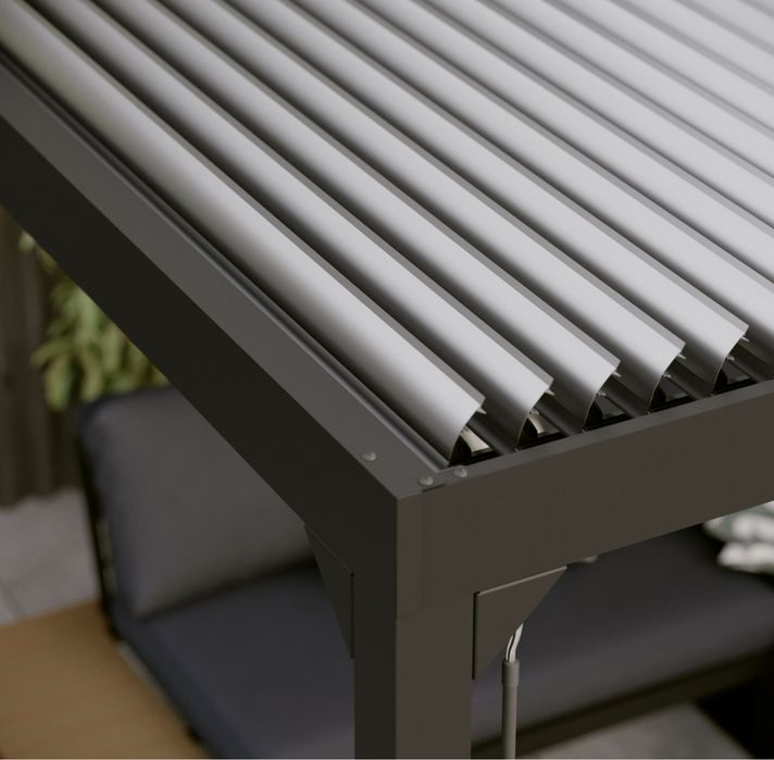Pérgola Alumínio Cinza