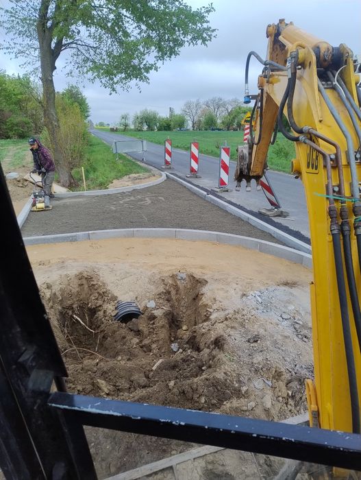 Piach żwir kamień brodnica wywrotka hds minikoparka