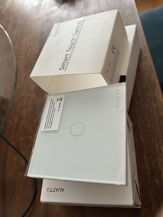 Par de interruptores touch com wifi novos (na caixa) - preco do par