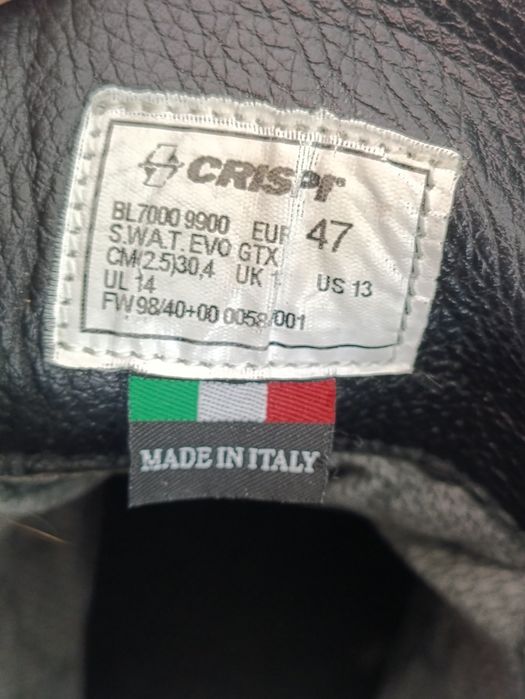 Берцы Crispi 45р. (30см) Италия Gore-tex