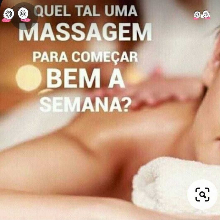 Massagens relaxante e terapêutica