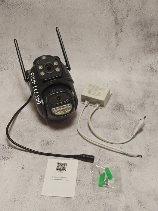 Камера відеоспостереження поворотнаICsee 8MP