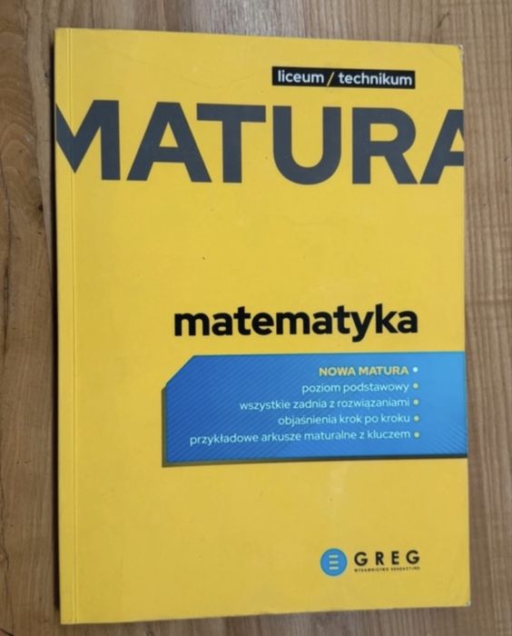 Książka z matematyki do matury