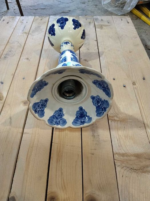 Żyrandol ceramiczny fajans