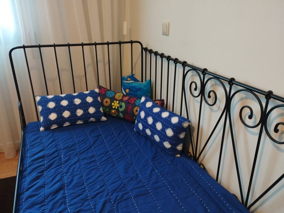 Cama metálica 90x200