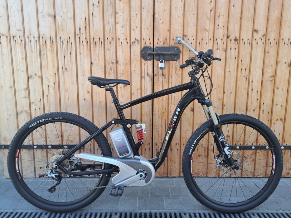 45 Rower Elektryczny FLYER Panasonic górski MTB full FOX L