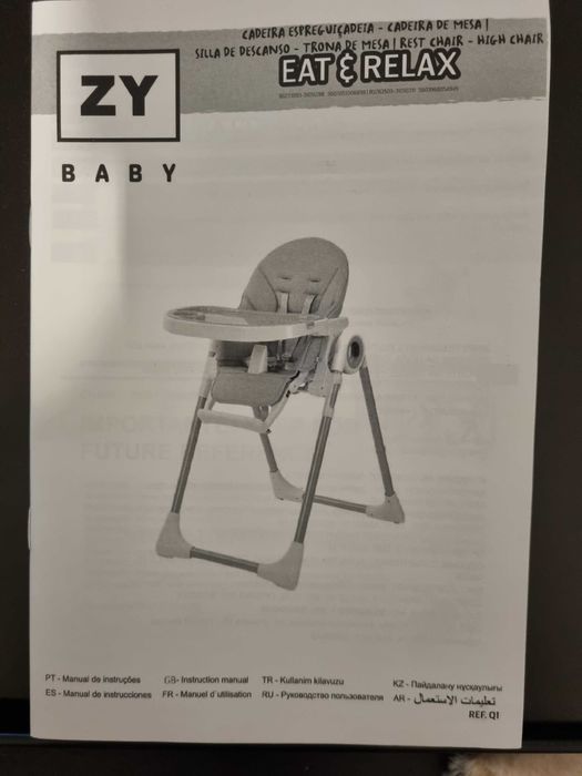 Cadeira de refeição Time to Eat Zippy