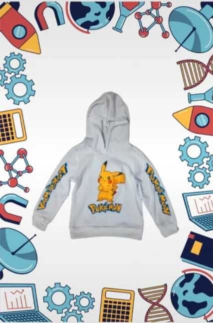 Sweatshirt com capuz para menino com estampa do Pokémon