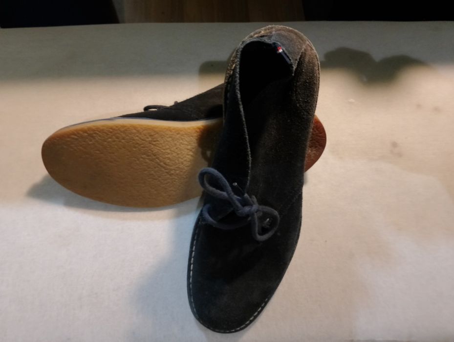 Botas de camurça azul escuro da Tommy Hilfiger