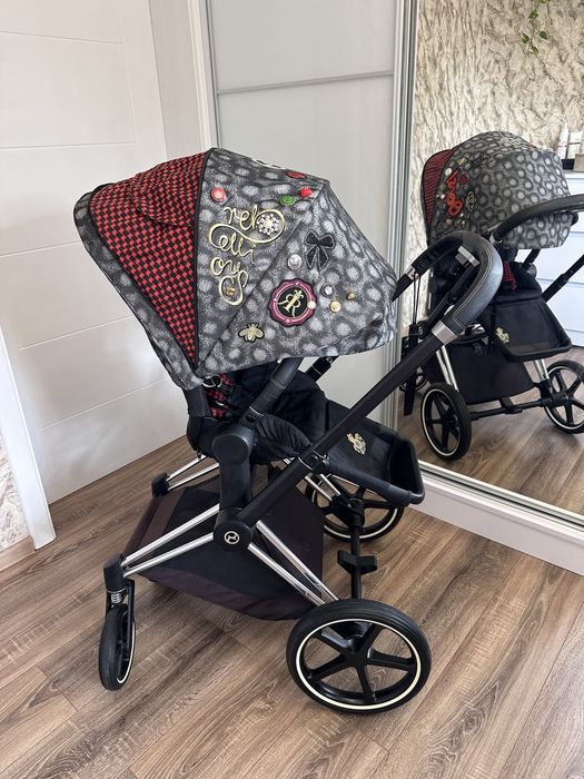 Візочок Cybex Priam lux 2в1 Rebellious коляска сайбекс пріам футмуф