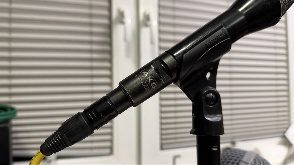 Mikrofon AKG D222 legenda