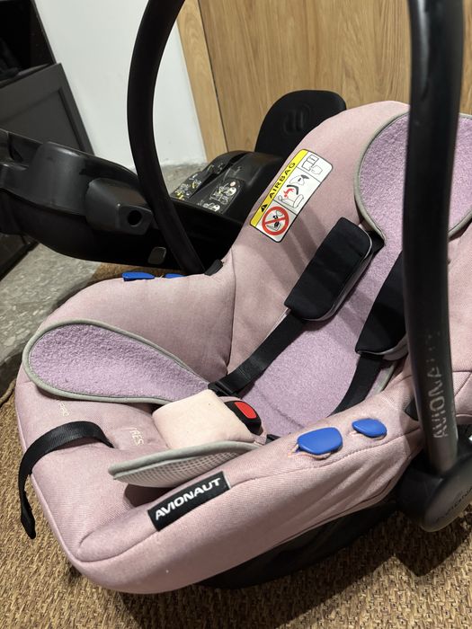 Fotelil avionaut pixelpro 2 + baza isofix + wkladka wełniana