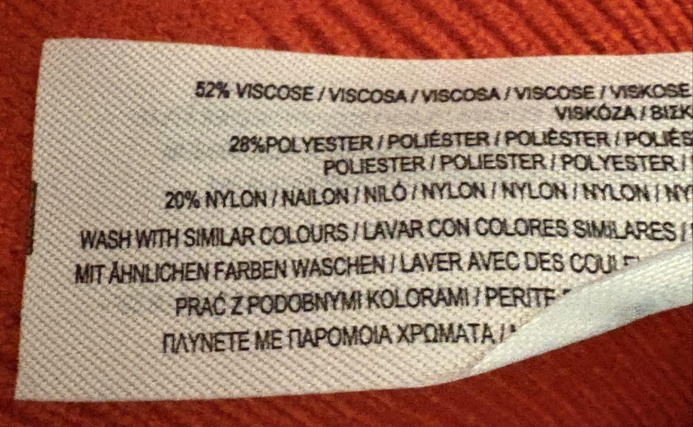 Pomarańczowy półgolf Primark 2XS