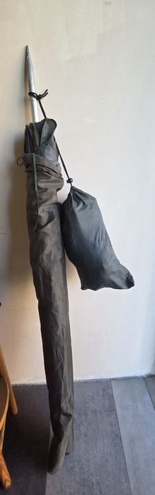 Wędkarski parasol, namiot z bokami + wbijak