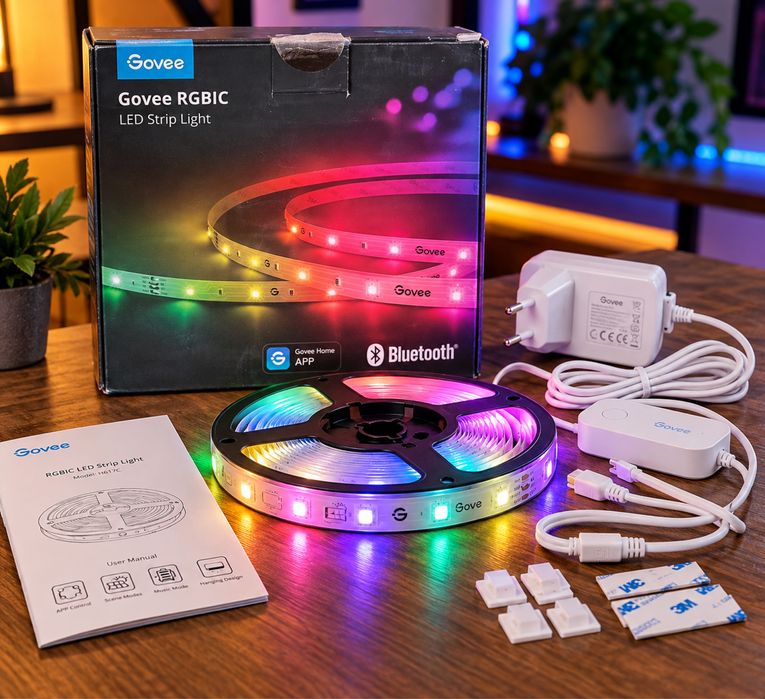 Світлодіодна RGBIC стрічка Govee 10 м Bluetooth H617C нова