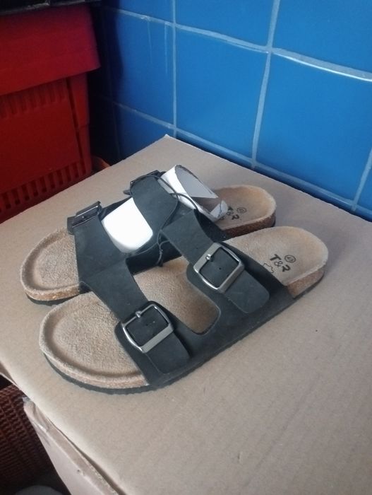 Sandały buty męskie czarne 43 nowe