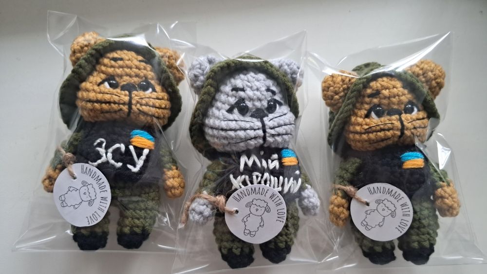 Котик оберіг ЗСУ Handmade