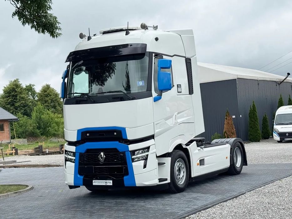 Renault T 520 / ACC / HIGH CAB  / CAŁA NA PODUSZKACH - FULL AIR / KLIMA POSTOJOWA / OBRACANY FOTEL / Z NIEMIEC  Pierwszy właściciel / elektryczna roleta / dwa zbiorniki ON / full led