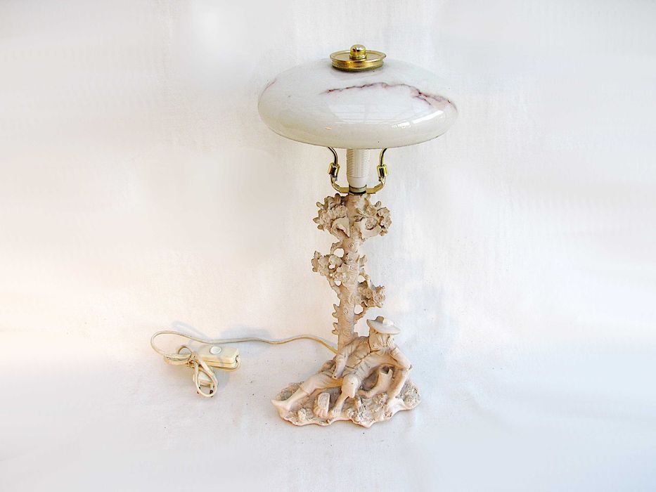 ~* Lampka figuralna * Alabaster * ~