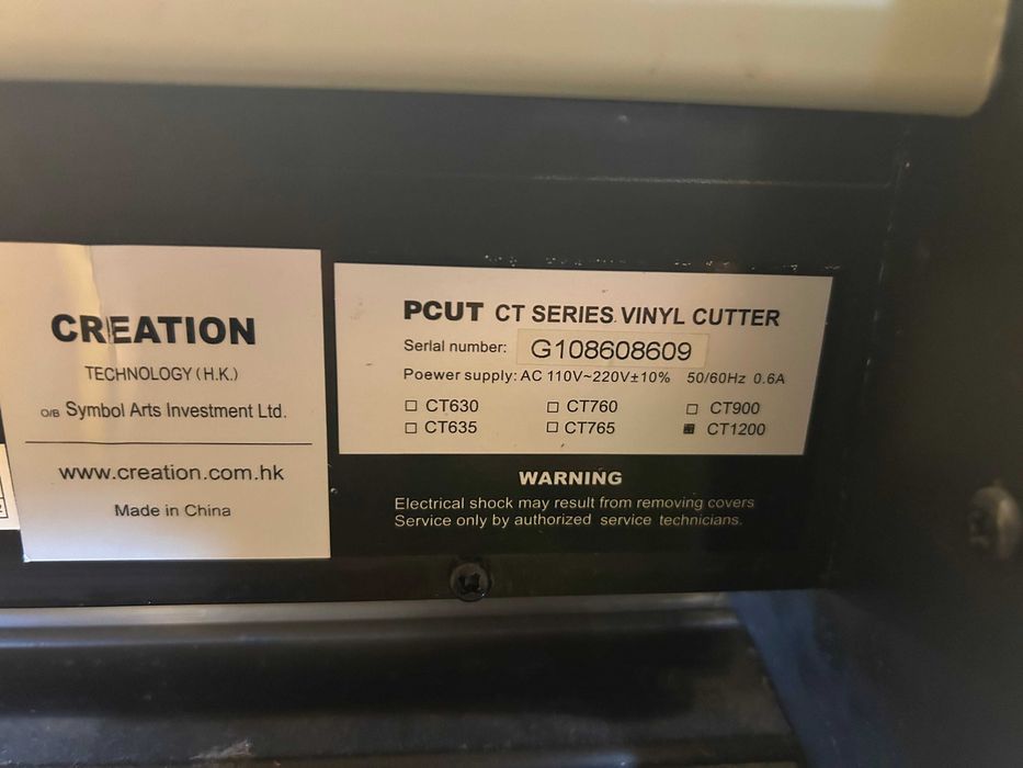 Ploter Tnący Pcut CT1200 + oprogramowanie + laptop hp 530