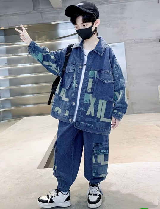 Джинсовий костюм на хлопчика джинсовый костюм  джинсы и пиджак