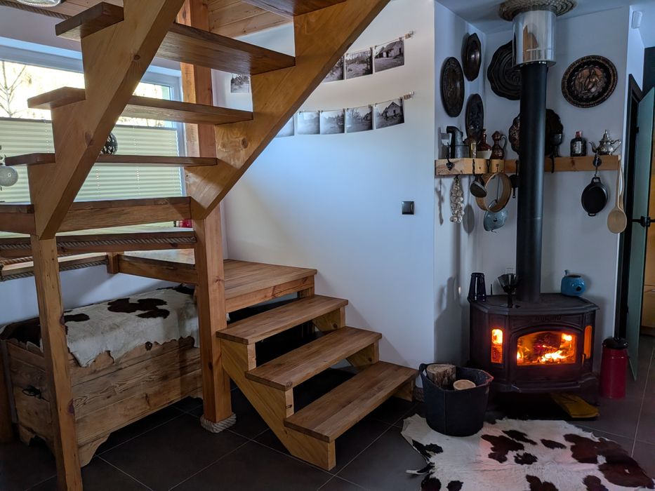 Całoroczny domek z banią "Sosnowy Brzeg" Królowe Stojło