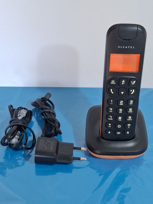 Telefone sem fios marca Alcatel D135 Laranja |  Novo