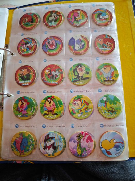 Coleção completa 100 MatuTazos Matutano + dossier original anos 90