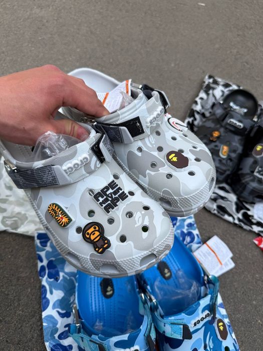 Крокси Bape/ бейп/ крокси/ взуття на літо