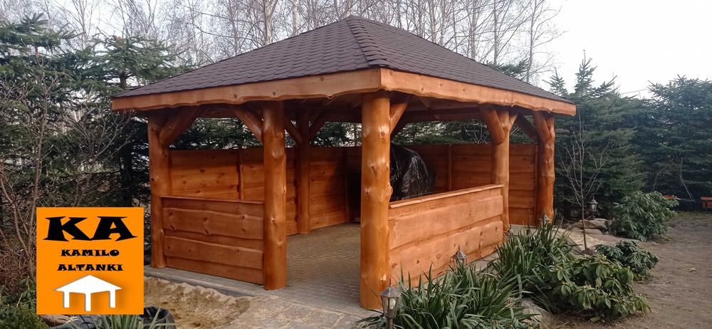 ALTANA, altanki, altany, altanka na grubym balu