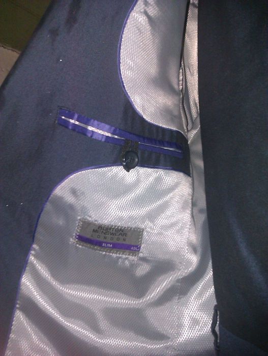 Fato Burton Homem Casaco 52, calças 42