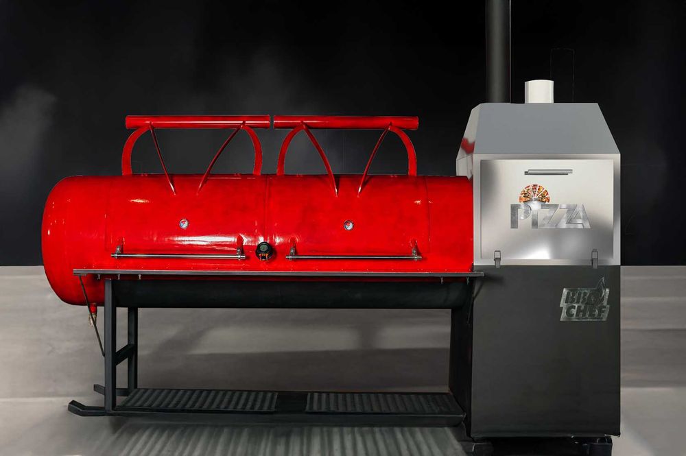 Прямоточний BBQ смокер МІНІ-500 | 25 кг за цикл