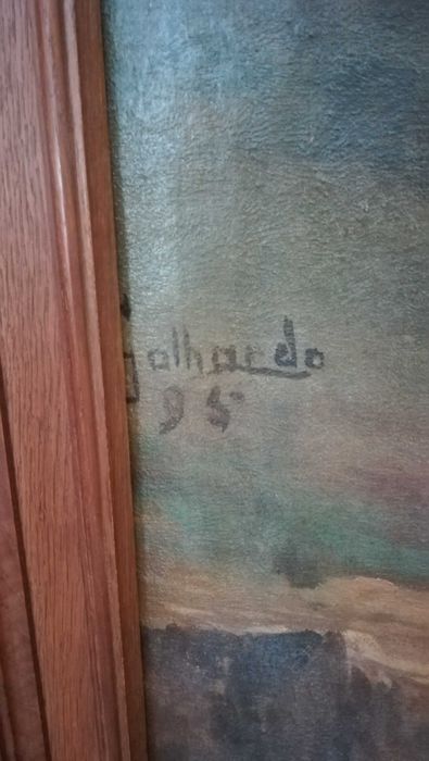 pintura a óleo de 1895, Carlos Galhardo