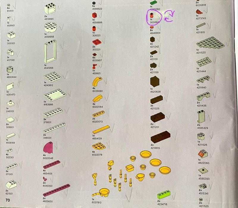 Klocki Lego piekarnia 41006