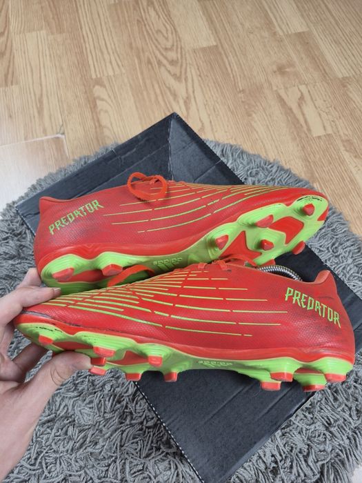 Korki Piłkarskie Adidas Predator Edge czerwone FG amatorki rozmiar 44