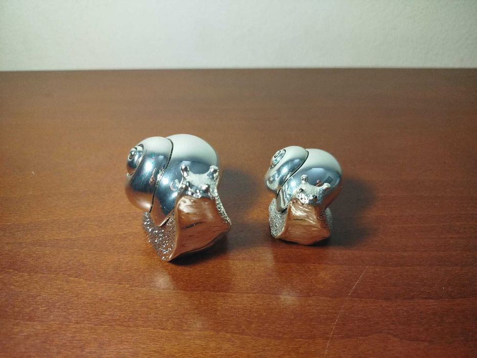 Conjunto de Caracóis em banho de prata Ardè - Made in Italy