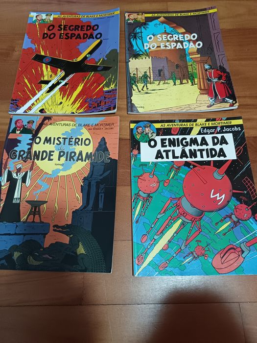 Livros banda desenhada Edgar P. Jacobs