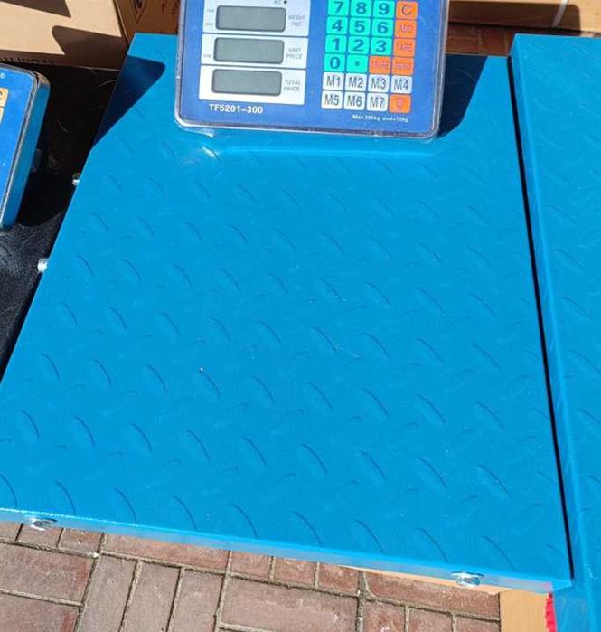 електронні ваги 300 кг блютуз 52 × 42 весы платформні бездротові нерж