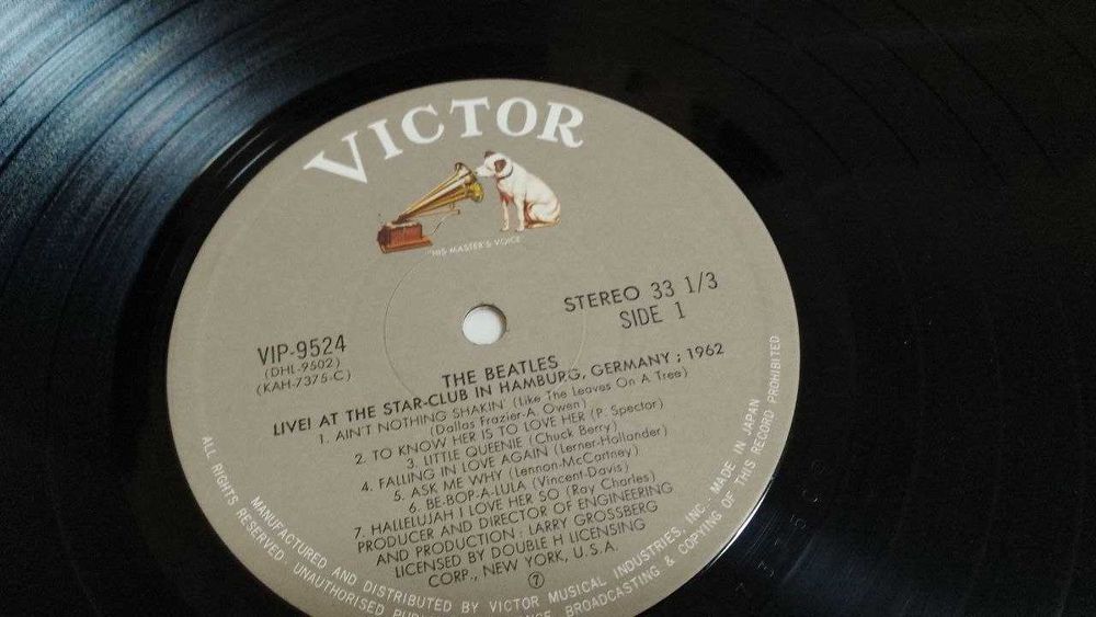 Beatles – Live! At The Star-Club In Hamburg, germnay, 1962. 2lp, japan