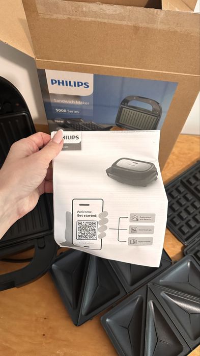 Гриль вафельниця бутербродниця Philips