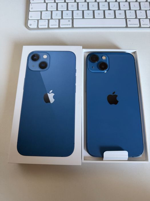 iPhone 13 256gb Blue Jak Nowy Bateria 96% od nowości
