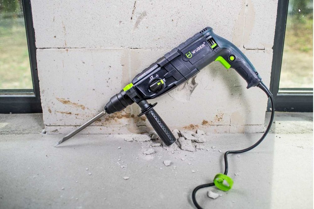 Młotowiertarka Udarowa 4000bpm 4j Wiertarka 2500w 230v Sds+samozacisk