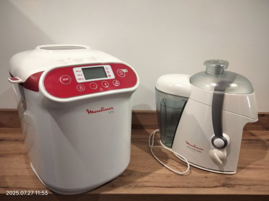 Хлібопічка+соковижималка Moulinex