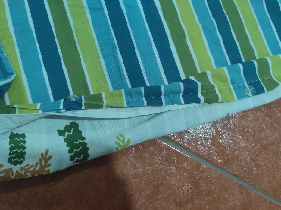 Conjunto Capa de edredão - tema Dinossauros