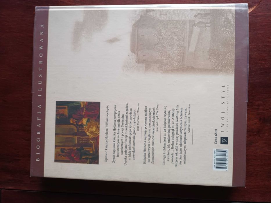 Biografia William Szekspir Anthony Holden