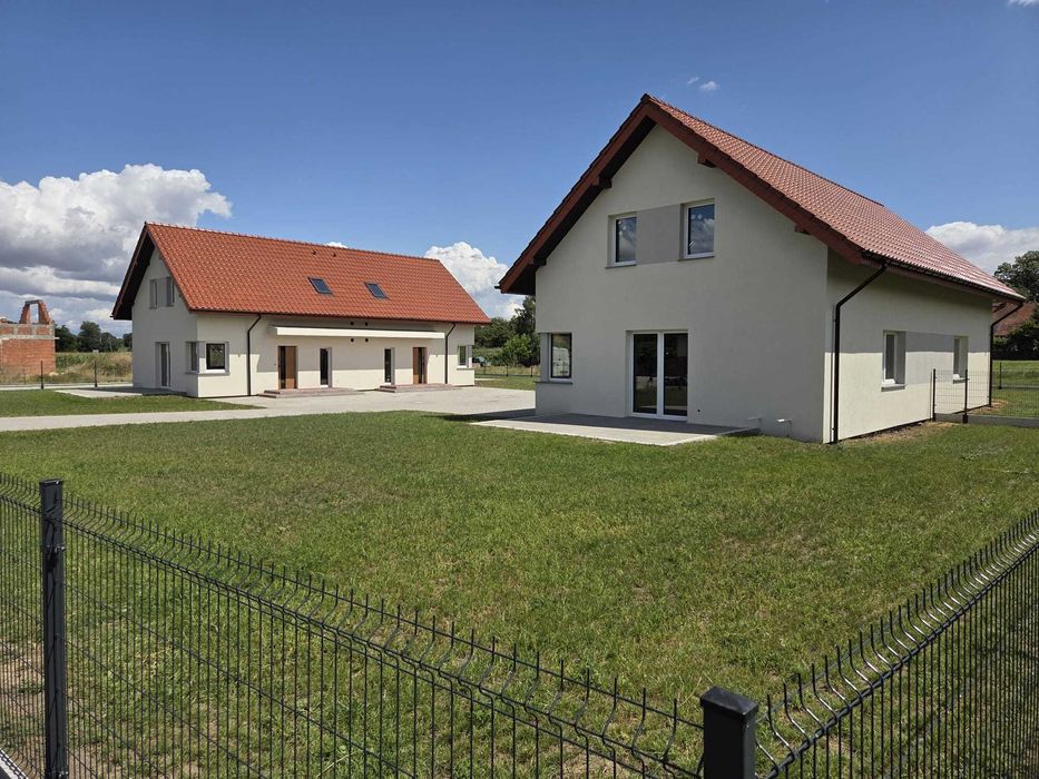 dom jednorodzinny w zabudowie bliźniaczej | 98,8 m² | Borów, ul. Brzozowa