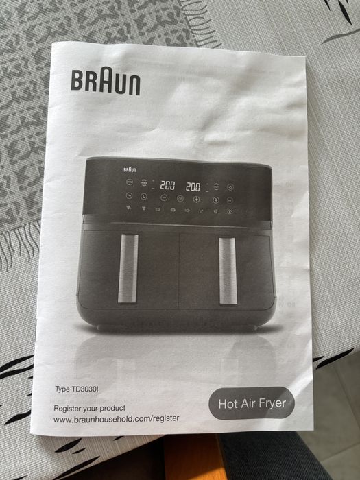 Air fryer Braun, dupla