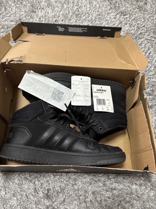 Зимові кросівки adidas hoops 2.0 mid