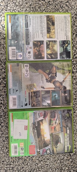 Tomb raider legend/Dirt 2/Ghost recon advanced warfare 2 Xbox 360