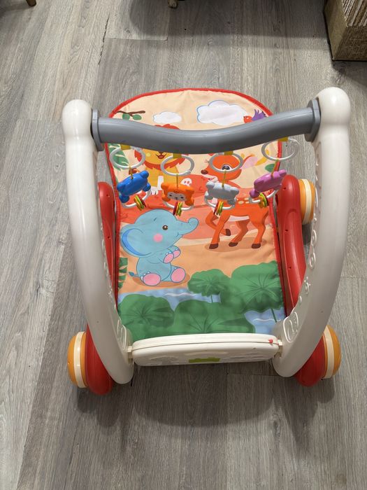 Ігровий розвиваючий музичний килимок для немовляти  2в 1